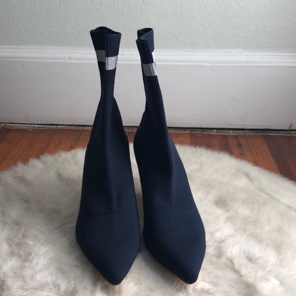sock boots navy